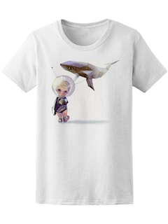 Foto 1 | Playera para Mujer Smartprintsink color Blanco