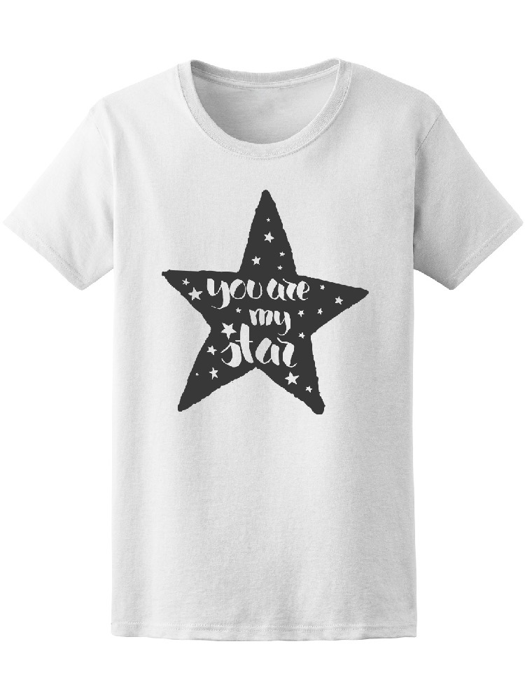 Playera Mujer Tú Eres Mi Estrella Smartprintsink Blanco