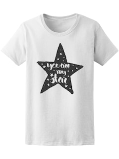 Foto 1 | Playera Mujer Tú Eres Mi Estrella Smartprintsink Blanco