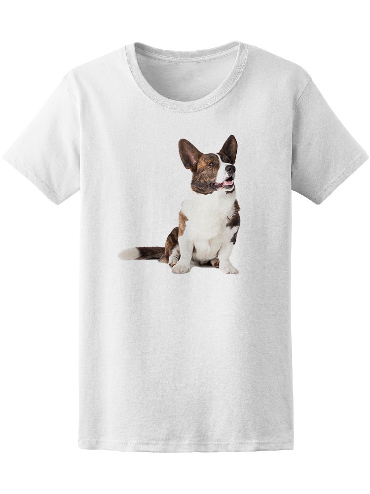 Foto 2 pulgar | Playera SmartPrintsInk para Mujer Diseño Retrato de Perro Sentado
