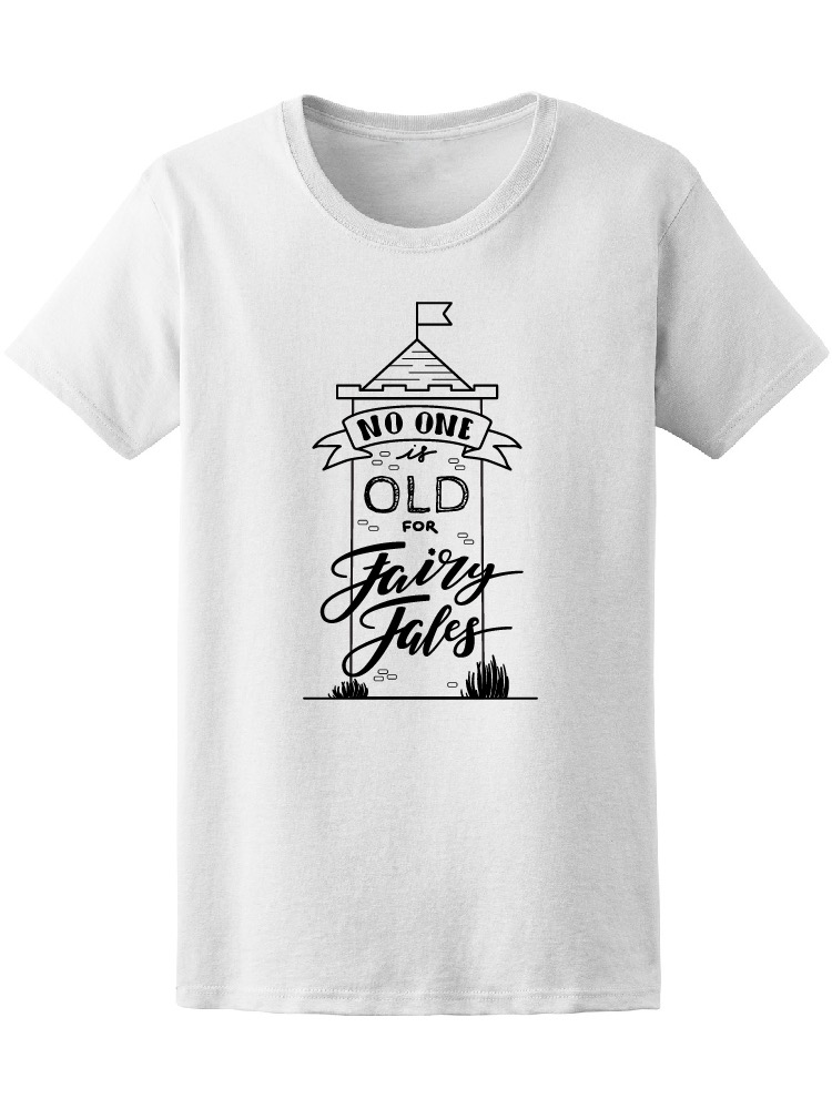 Foto 2 pulgar | Playera Smartprintsink Mujer Nadie Es Muy Viejo Para Cuentos De Hadas