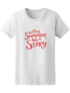 Foto 1 | Playera Smartprintsink color Blanco Mujer Todo Verano Tiene una Historia