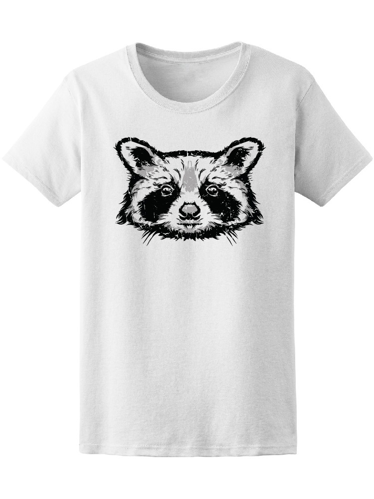 Foto 2 pulgar | Playera Smartprintsink para Mujer Diseño Rostro de Mapache