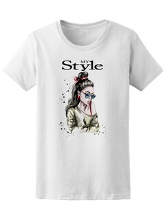 Foto 1 | Playera Smartprintsink color Blanco para Mujer