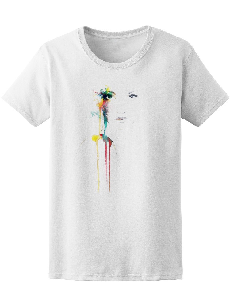 Foto 2 pulgar | Playera Smartprintsink color Blanco para Mujer