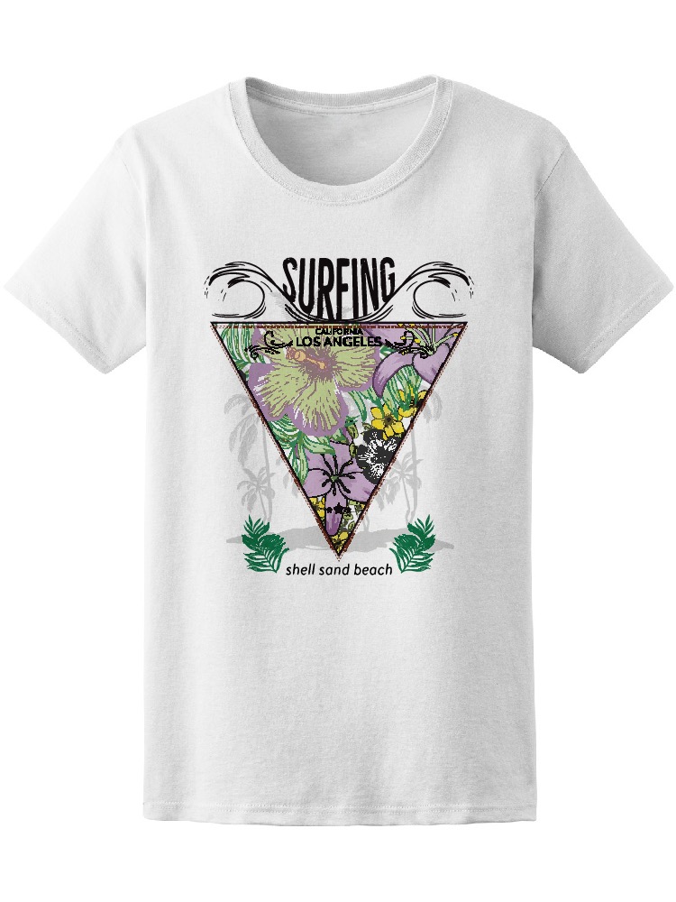Foto 2 pulgar | Playera Smartprintsink para Mujer Diseño Triángulo con Naturaleza