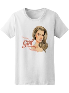 Foto 1 | Playera Smartprintsink color Blanco para Mujer Perfil Femenino