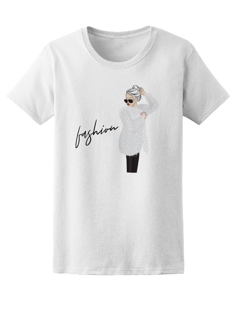 Foto 2 pulgar | Playera Smartprintsink color Blanco para Mujer