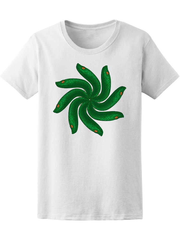 Playera Smartprintsink para Mujer Diseño Espiral con Serpientes