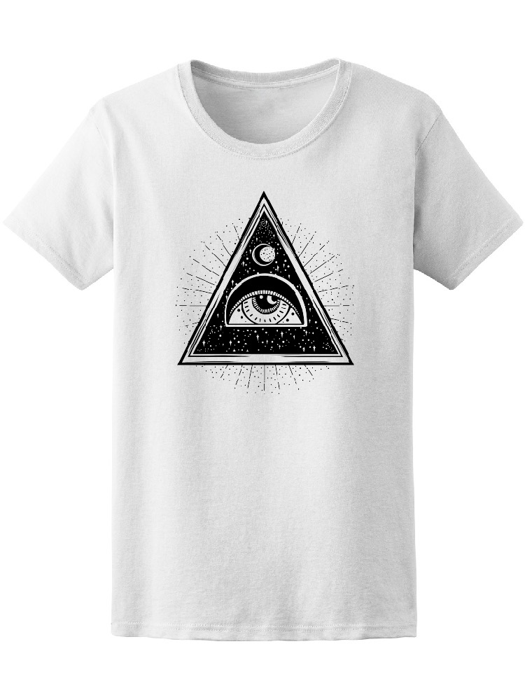 Playera Smartprintsink Mujer Triángulo Con Ojo Cósmico