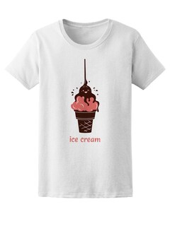 Foto 1 | Playera para Mujer Smartprintsink color Blanco