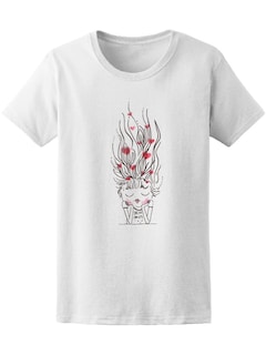Foto 1 | Playera para Mujer Smartprintsink color Blanco