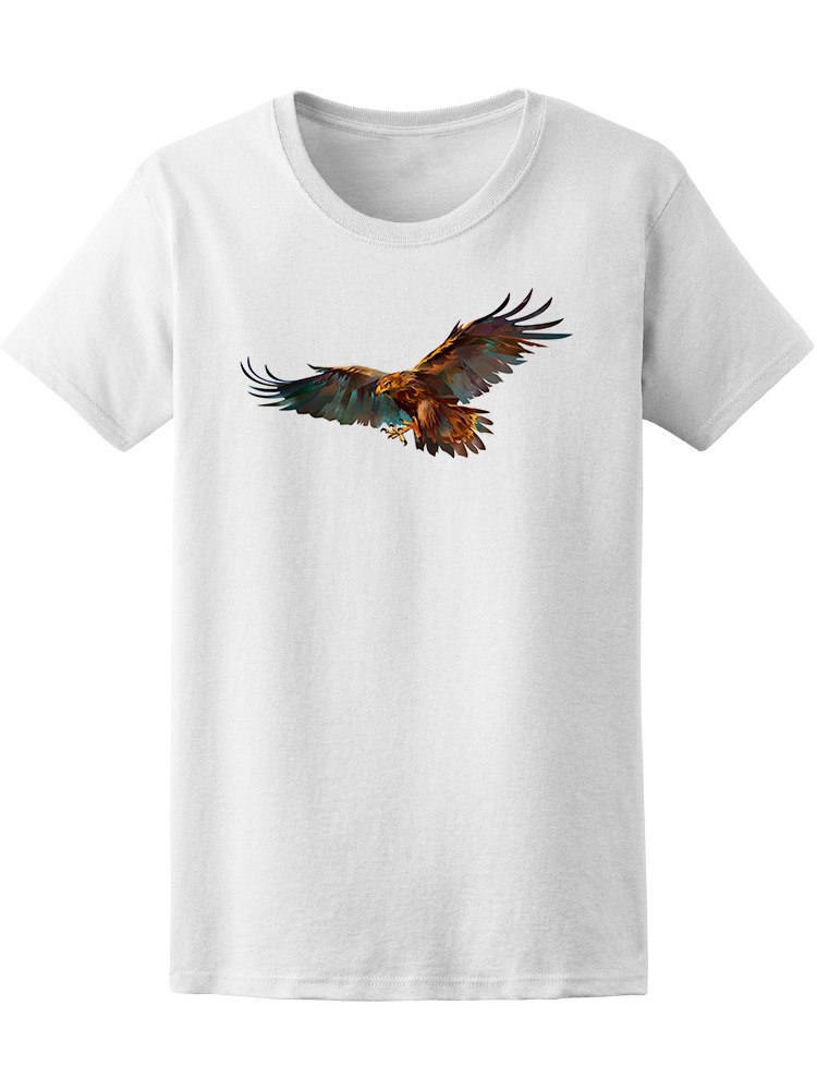 Playera Smartprintsink para Mujer Diseño Halcón al Vuelo