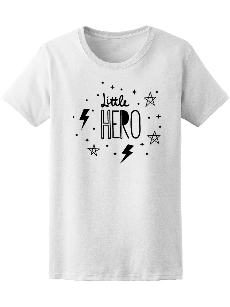 Foto 2 pulgar | Playera Mujer Pequeño Héroe Smartprintsink Blanco