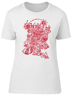 Foto 1 | Playera para Mujer Smartprintsink color Blanco