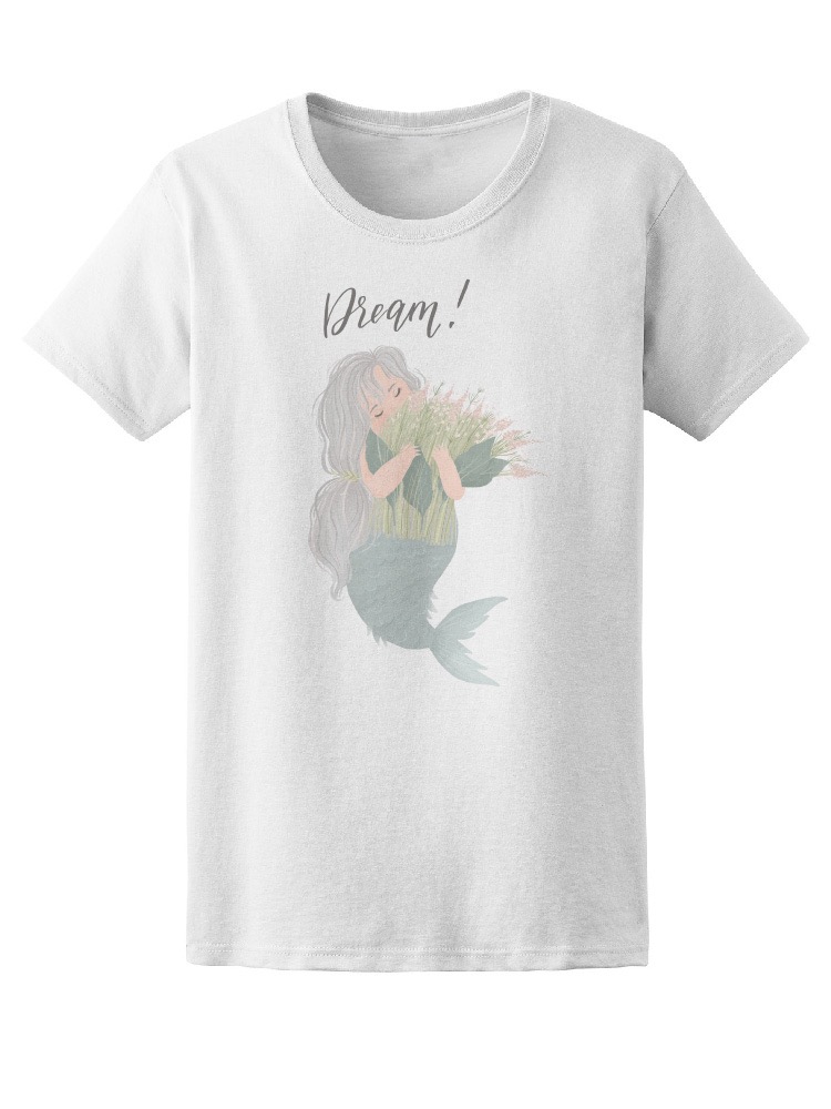Foto 2 pulgar | Playera Smartprintsink para Mujer Diseño Sirena con Naturaleza