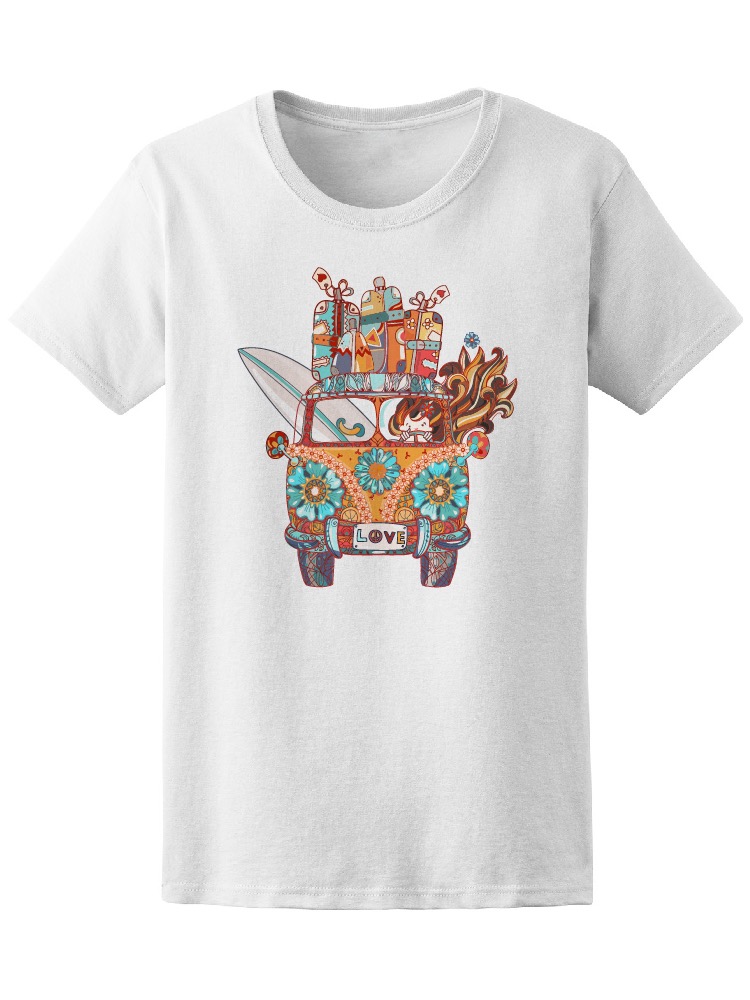 Foto 2 pulgar | Playera Smartprintsink color Blanco para Mujer