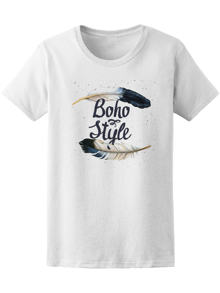 Foto 2 pulgar | Playera Smartprintsink color Blanco para Mujer Estilo Boho