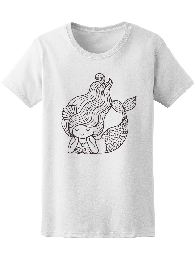 Playera Smartprintsink para Mujer Diseño Sirena Soñando