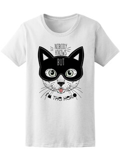 Foto 1 | Playera Smartprintsink Mujer Nadie Lo Sabe Pero Soy Un Héroe