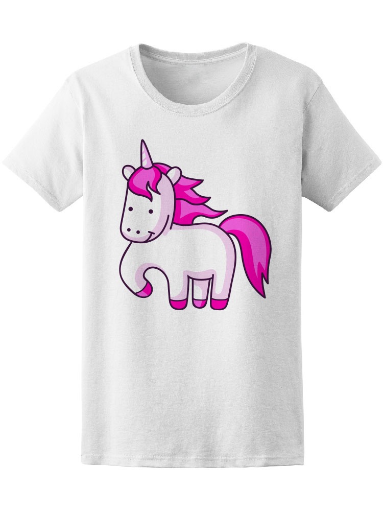 Foto 2 pulgar | Playera Smartprintsink para Mujer Diseño Unicornio Rosa