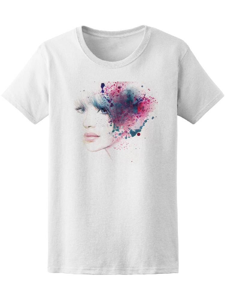 Foto 2 pulgar | Playera para Mujer Smartprintsink color Blanco