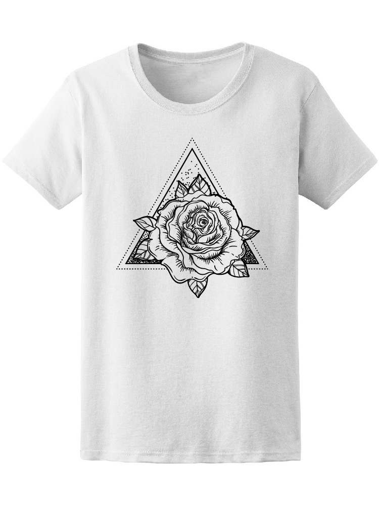 Foto 2 pulgar | Playera Smartprintsink color Blanco para Mujer Arte Geométrico
