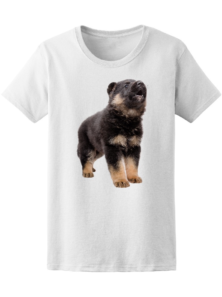 Foto 2 pulgar | Playera Smartprintsink Mujer Fotografía/ Cachorro Aullando