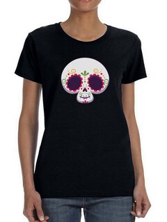 Foto 1 | Playera Smartprintsink Para Mujer Linda Calaverita Animada