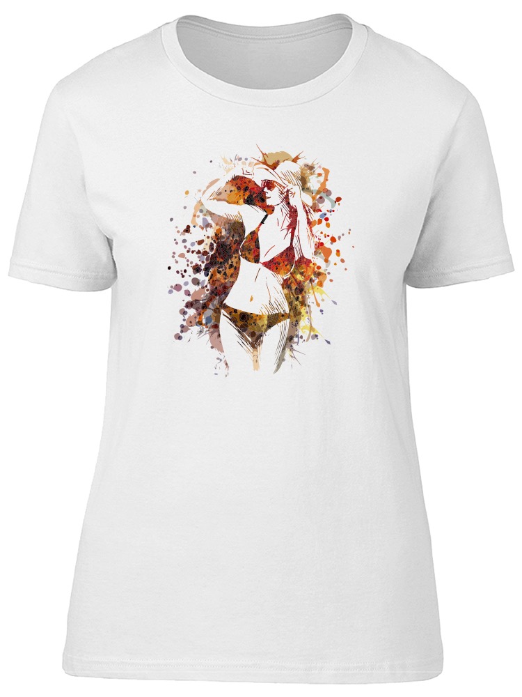 Playera para Mujer Smartprintsink color Blanco