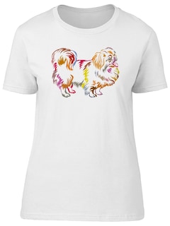 Foto 1 | Playera Smartprintsink Mujer Ilustración/ Perro A Colores