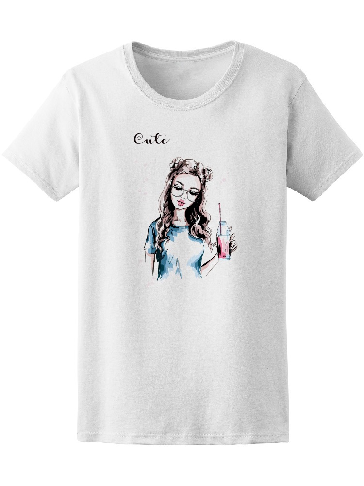 Foto 2 pulgar | Playera para Mujer Smartprintsink color Blanco