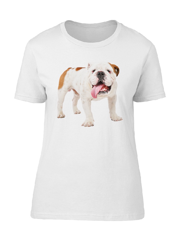 Foto 2 pulgar | Playera Smartprintsink Mujer Fotografía/ Bulldog Ingles Enseñando Lengua