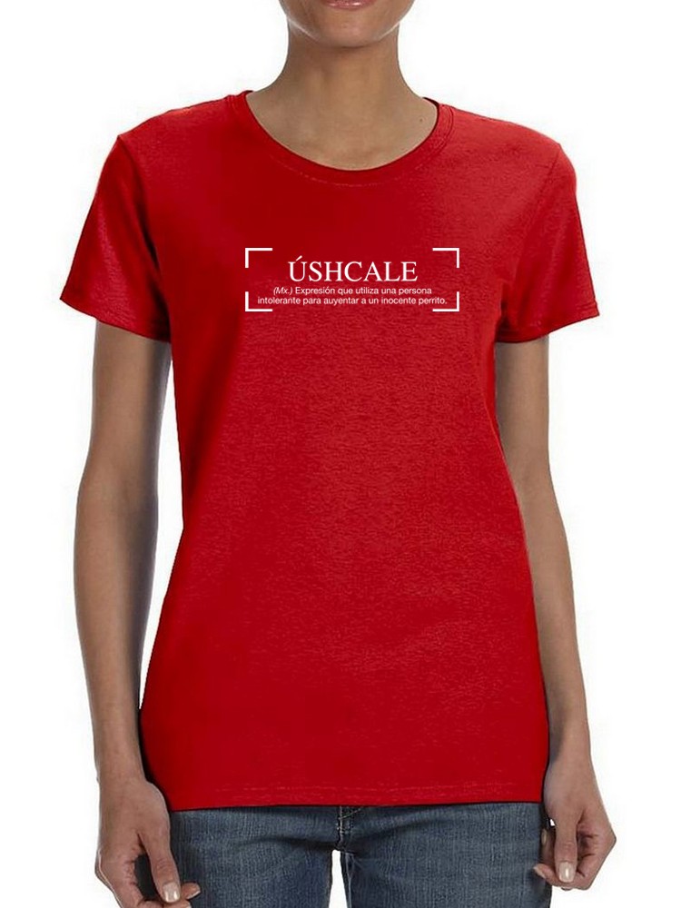 Foto 2 pulgar | Playera Smartprintsink color Rojo para Mujer