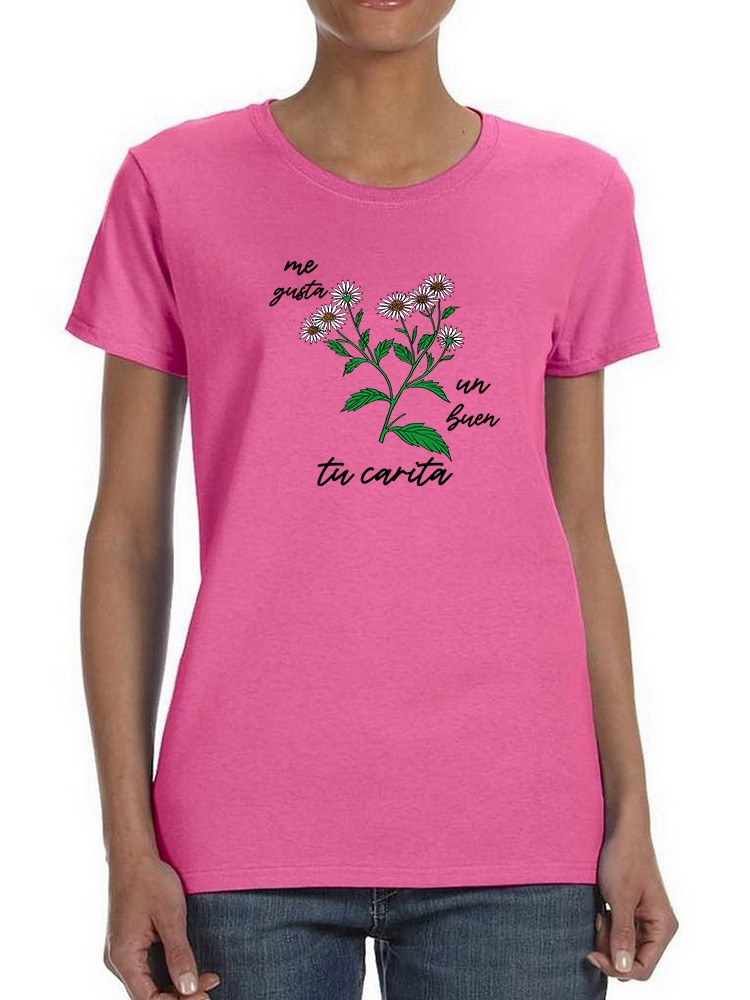 Foto 2 pulgar | Playera Smartprintsink Para Mujer Me Gusta Un Buen Tu Carita