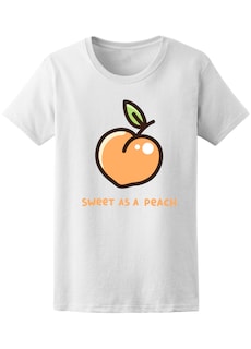 Foto 1 | Playera Smartprintsink Mujer Dulce Como Durazno