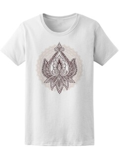 Foto 1 | Playera Smartprintsink Mujer Ilustración a Lápiz/ Flor de Liz