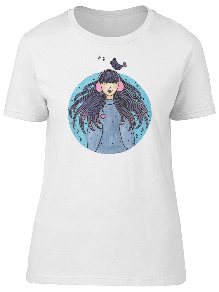 Foto 2 pulgar | Playera Smartprintsink color Blanco para Mujer