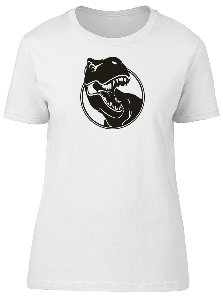 Foto 2 pulgar | Playera Smartprintsink Mujer Silueta T-rex Rugiendo