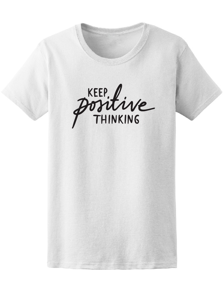 Foto 2 pulgar | Playera Smartprintsink Mujer Quedate Con Pensamientos Positivos