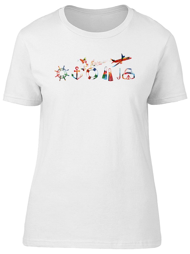 Foto 2 pulgar | Playera Smartprintsink color Blanco para Mujer
