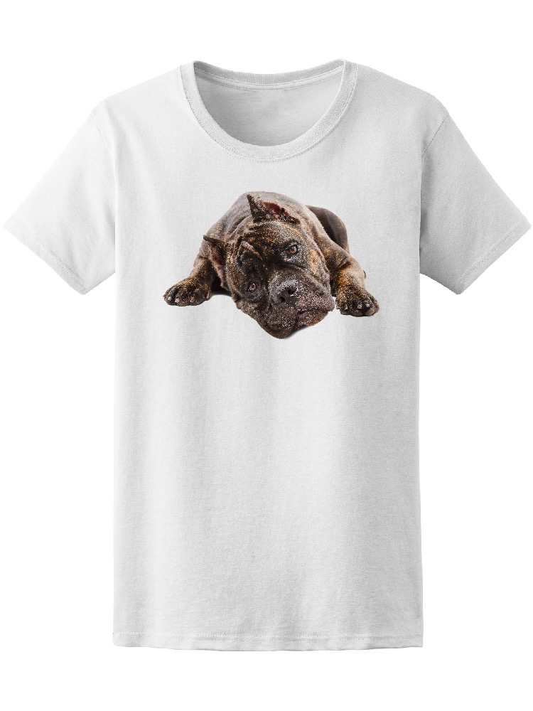 Foto 2 pulgar | Playera Smartprintsink Mujer Fotografía/ Bulldog Americano Echado