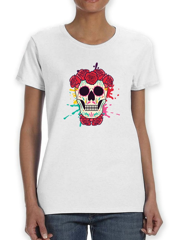 Foto 2 pulgar | Playera Smartprintsink color Blanco para Mujer