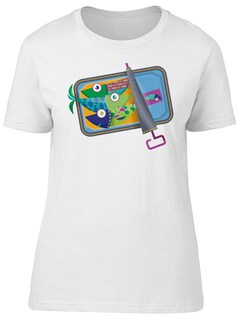 Foto 1 | Playera para Mujer Smartprintsink color Blanco