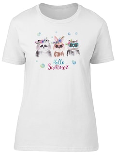 Foto 1 | Playera para Mujer Smartprintsink color Blanco