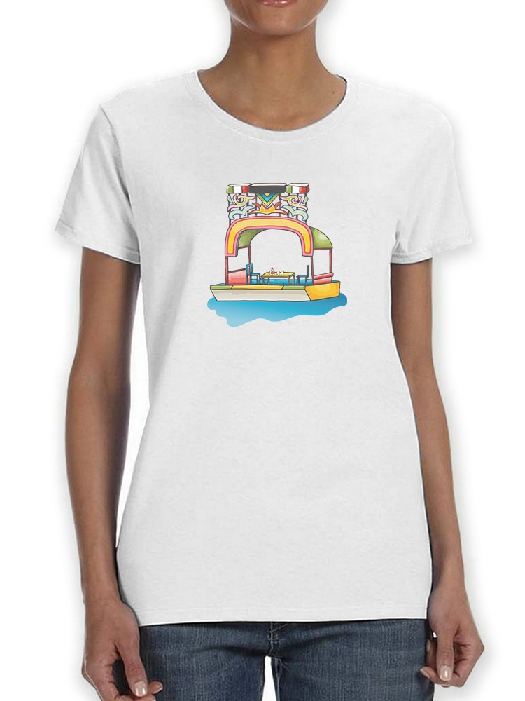 Foto 2 pulgar | Playera Smartprintsink color Blanco para Mujer