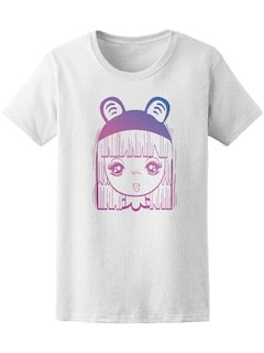 Foto 1 | Playera Smartprintsink Mujer Chica Kawaii con Gorro y Orejas