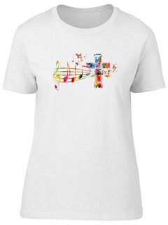 Foto 1 | Playera Smartprintsink color Blanco para Mujer