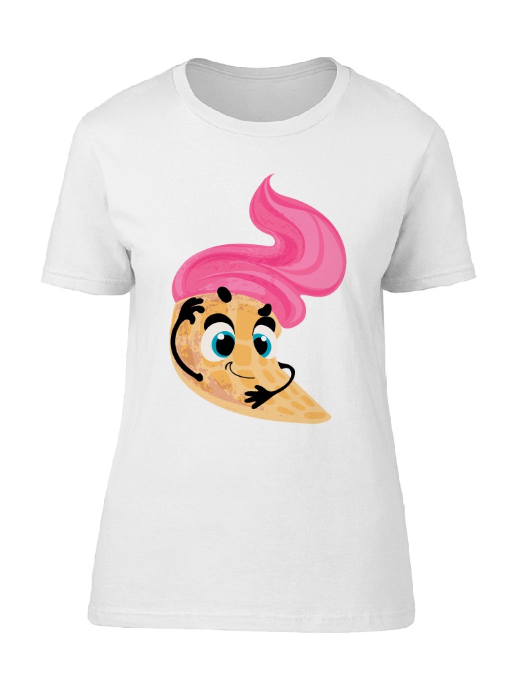 Foto 2 pulgar | Playera Smartprintsink Mujer Estilo Cartoon/ Helado De Fresa