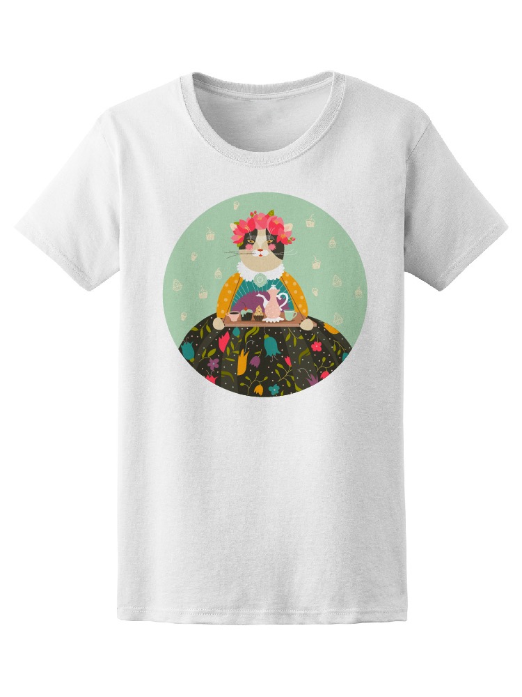 Foto 2 pulgar | Playera Smartprintsink color Blanco para Mujer